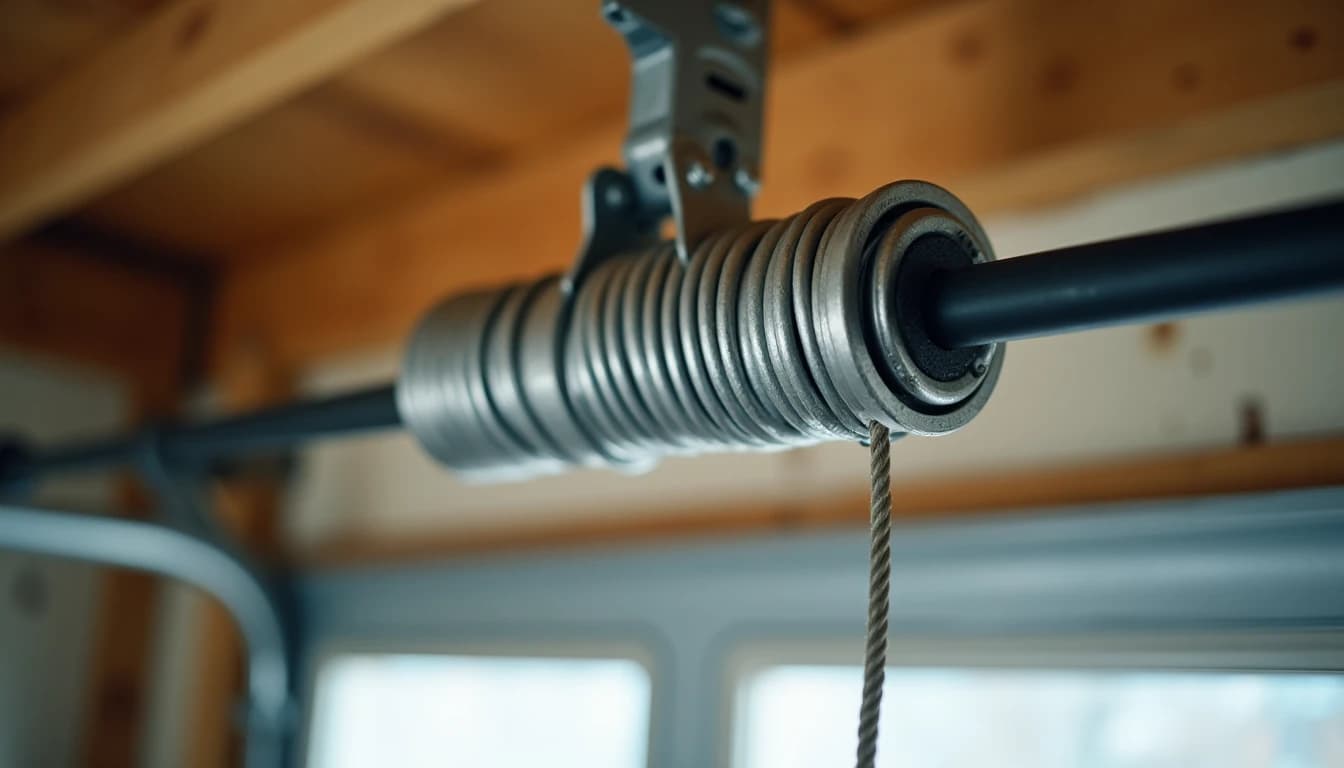 Broken spring repair — Eagle Garage Door